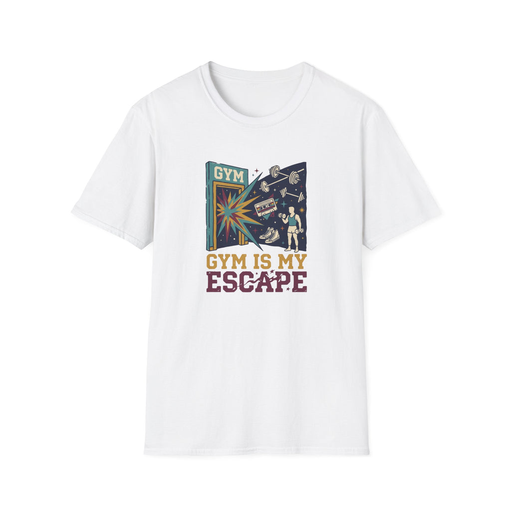 Gym is my escape - colorful T-Shirt