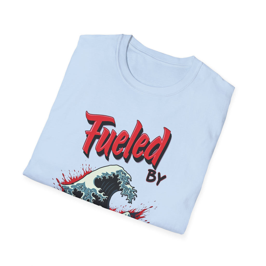 Fueled by Creatine and Chaos – Energy Wave Edition T-Shirt