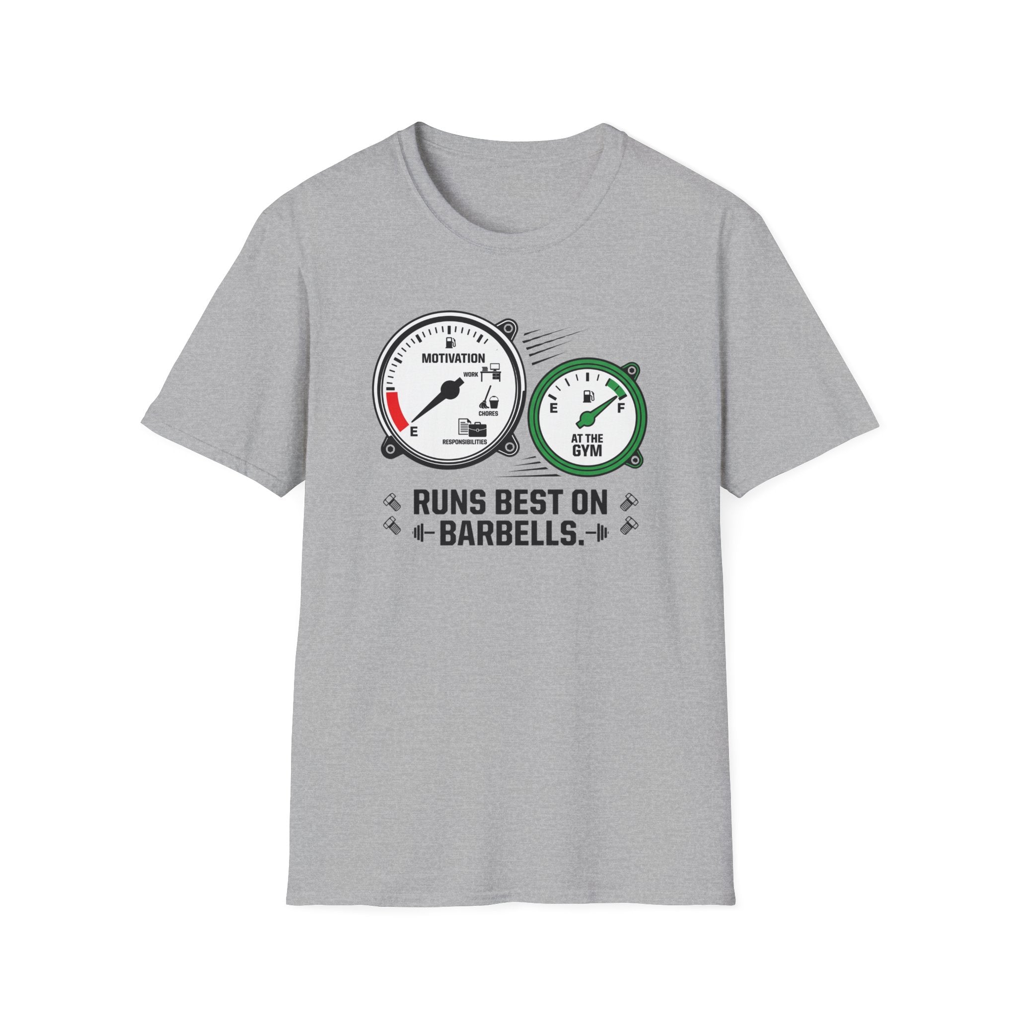 Runs best in barbells T-Shirt