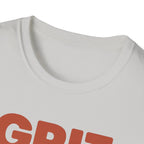 Grit Is a Muscle – Bold Block Statement T-Shirt