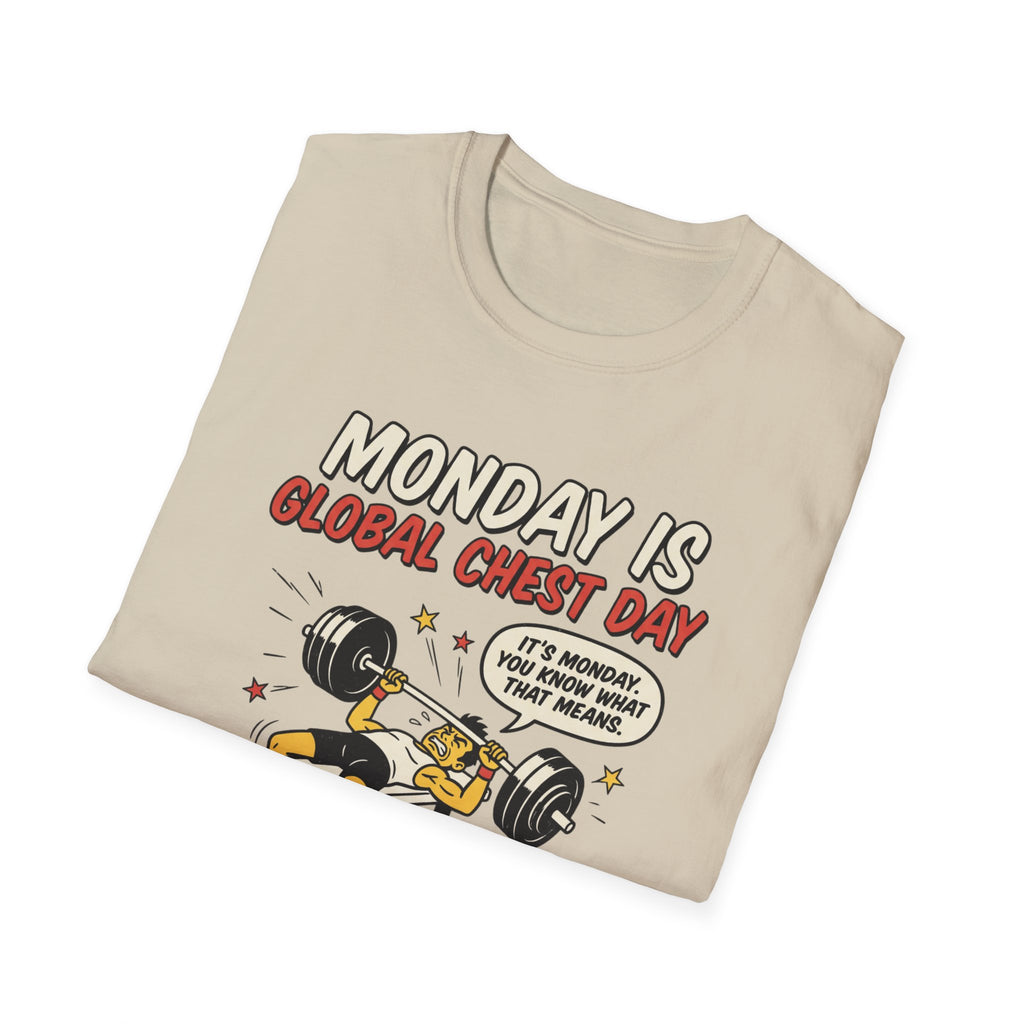 Monday is Global chest day - You knw what it means T-Shirt