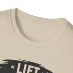 Lift Heavy, Petty Harder (Vintage Crest Edition) T-Shirt