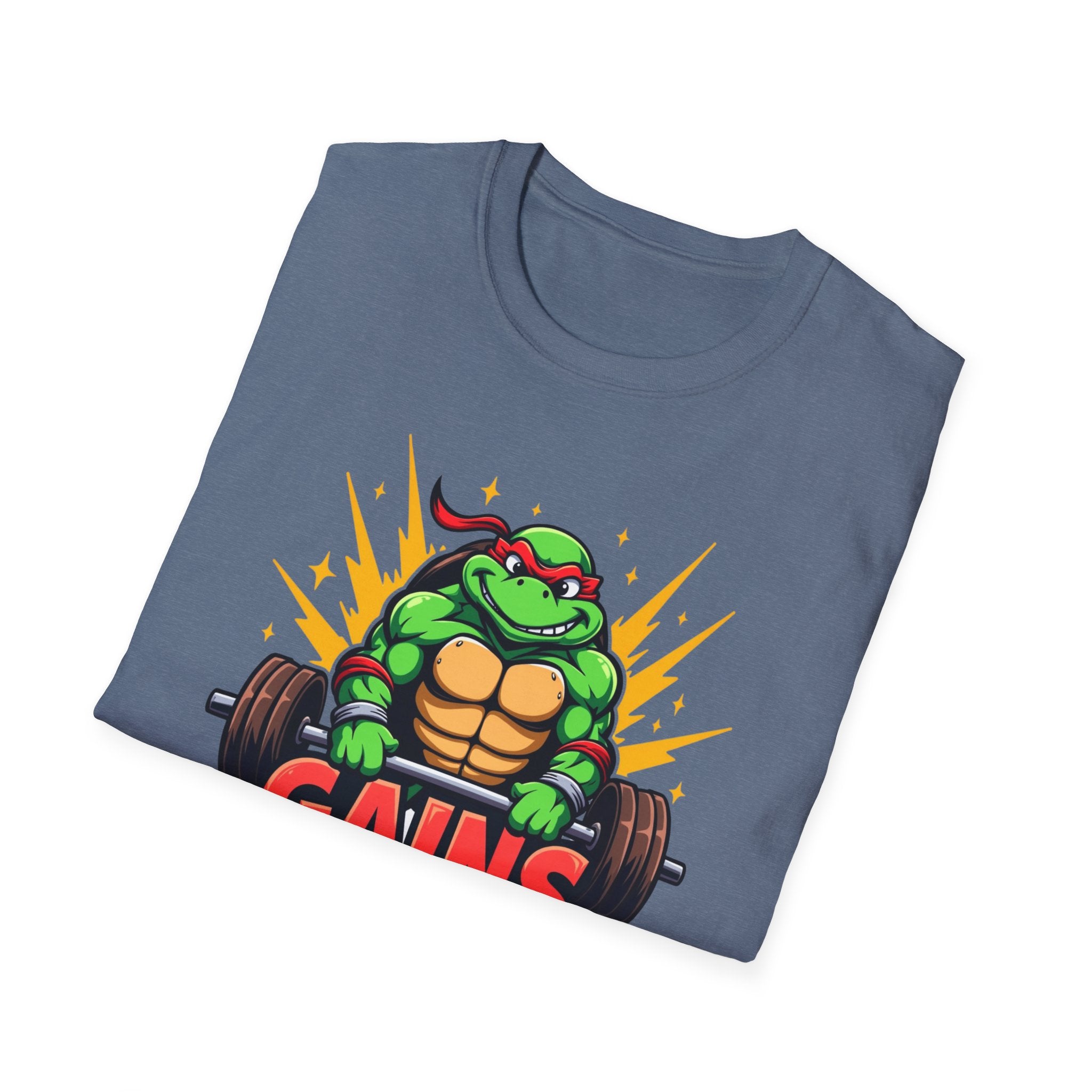 Hard-Shelled Gains – Turtle Power Edition T-Shirt