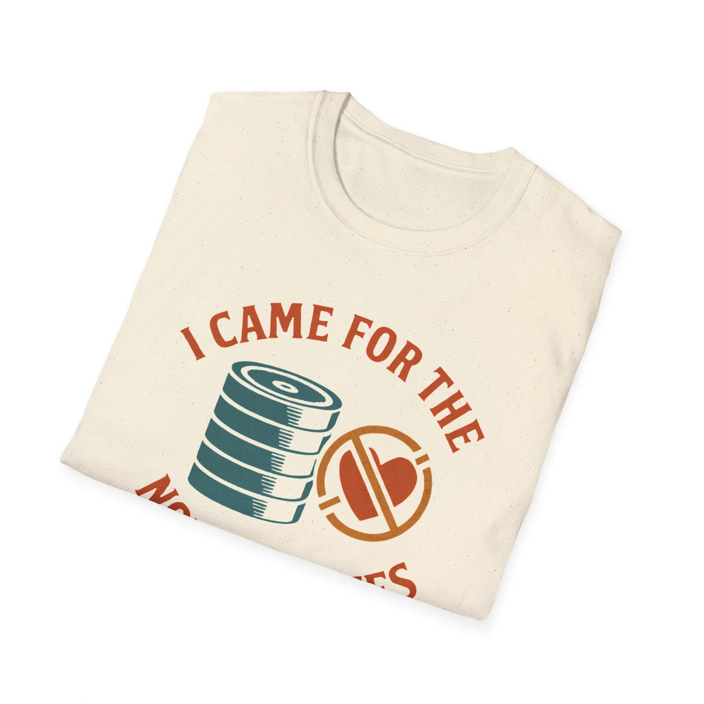 I Came for the Plates, Not the Dates – Gym Humor T-Shirt