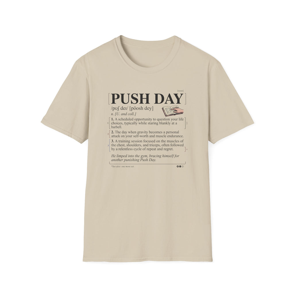 Push day - dictionary meaning T-Shirt