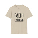 Faith Over Fatigue – Cross & Endurance Bold Tshirt