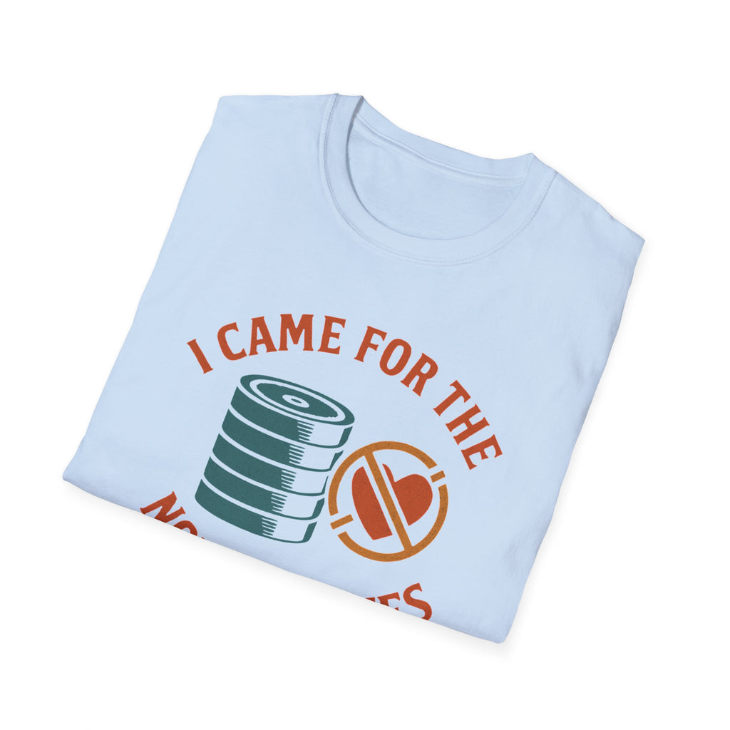 I Came for the Plates, Not the Dates – Gym Humor T-Shirt