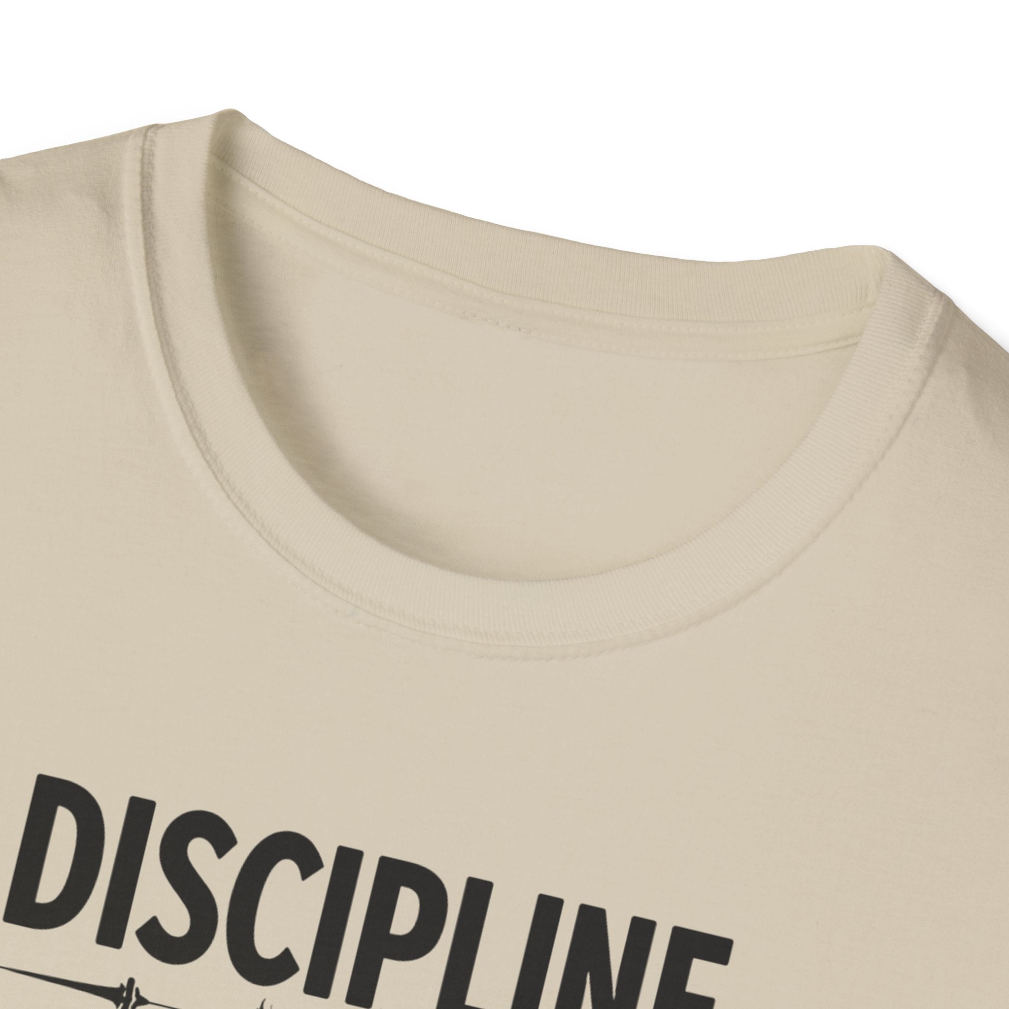 Discipline > Motivation – Barbell Edition T-Shirt