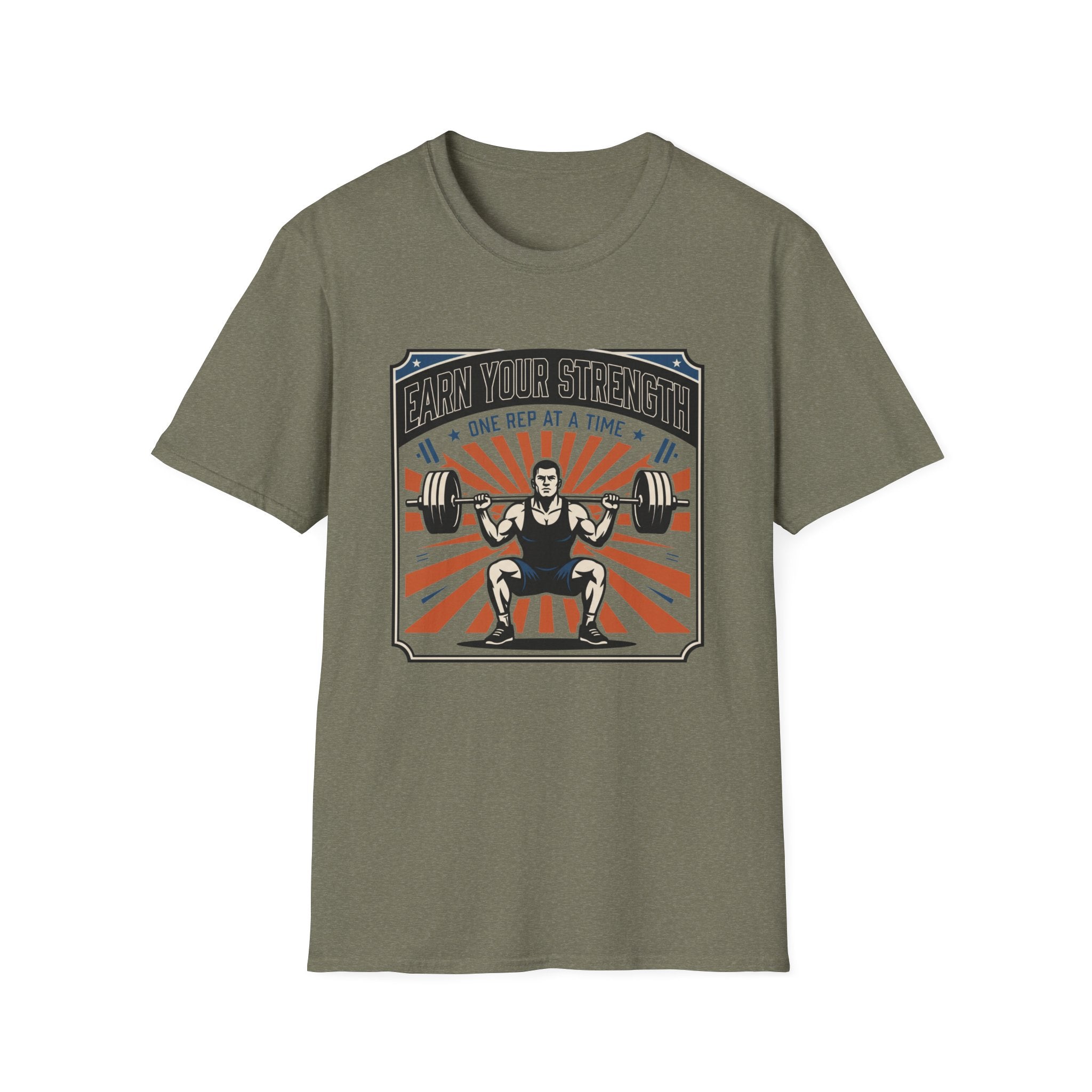 Earn your strength, one rep at a time T-Shirt