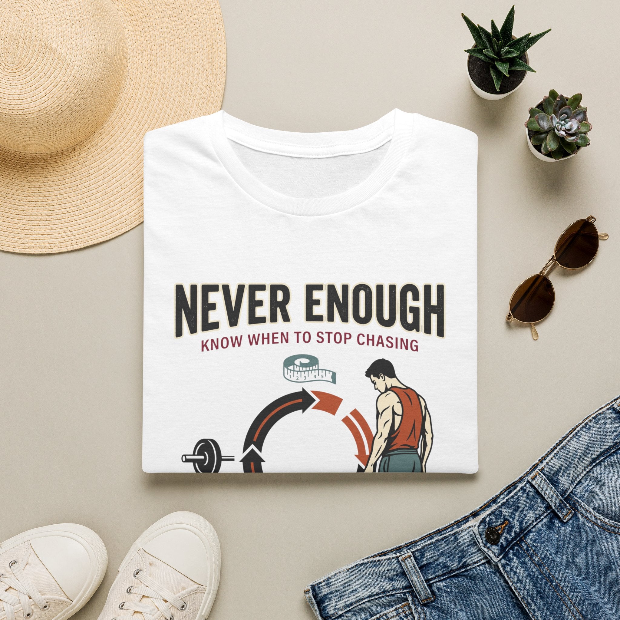 Never enough, know when to stop chasing T-Shirt