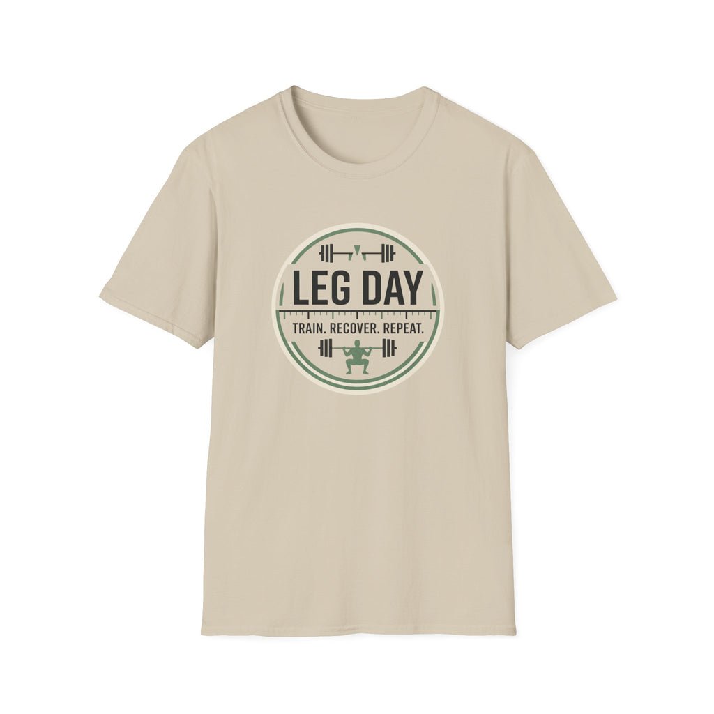 Leg day - Train. Recover. Repeat T-Shirt