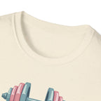 Lift Heavy, Stress Less – Barbell Bliss Edition T-Shirt