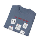 Gym Vision Board – Gains with a Side of Sarcasm T-Shirt