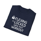 Flexing Locked – Post-Pump Protocol T-Shirt