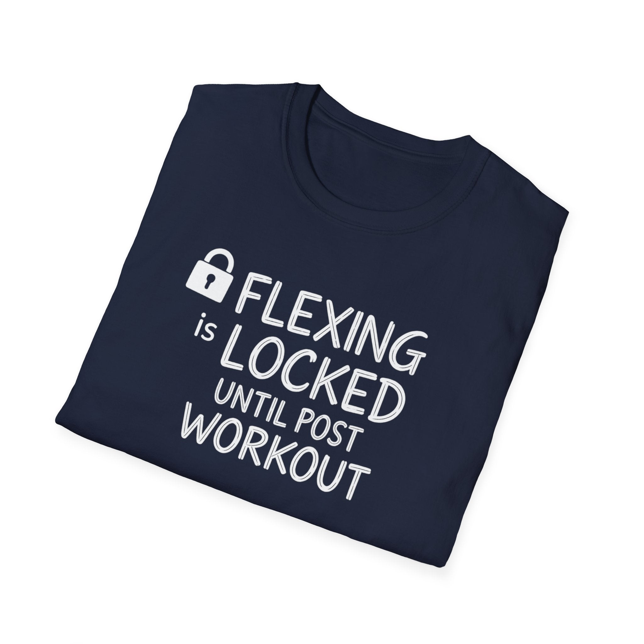 Flexing Locked – Post-Pump Protocol T-Shirt