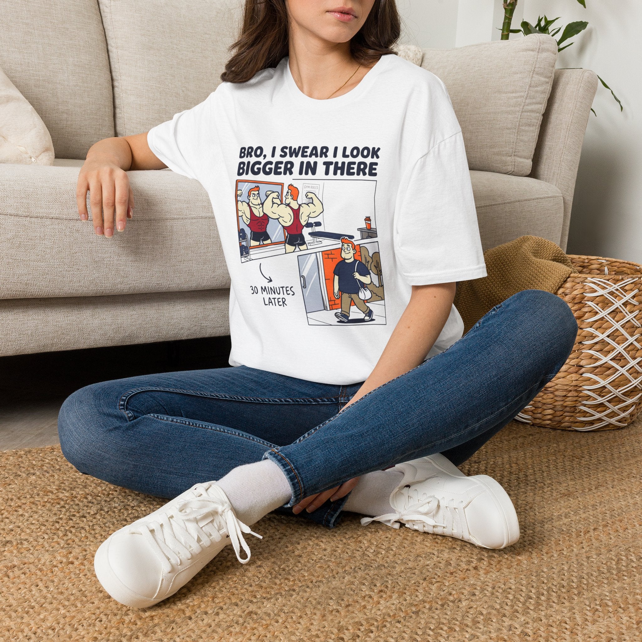 Bro, I swear I look bigger in there T-Shirt