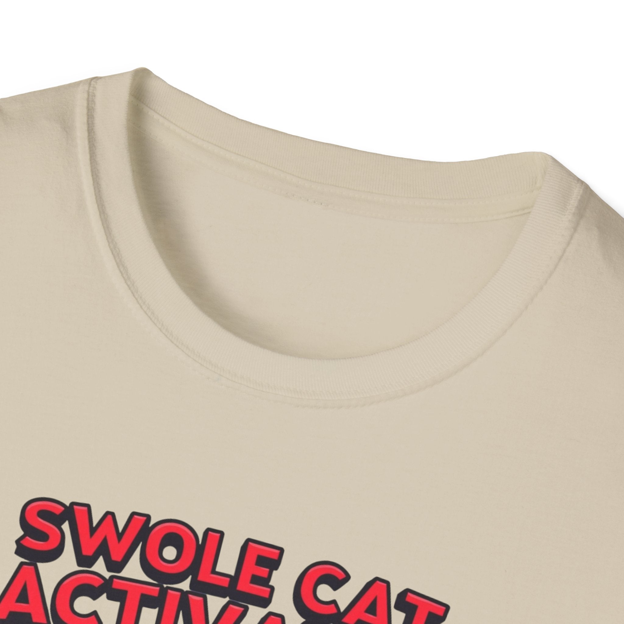 Swole Cat Activated – Pre-Workout Pouncer Edition T-Shirt