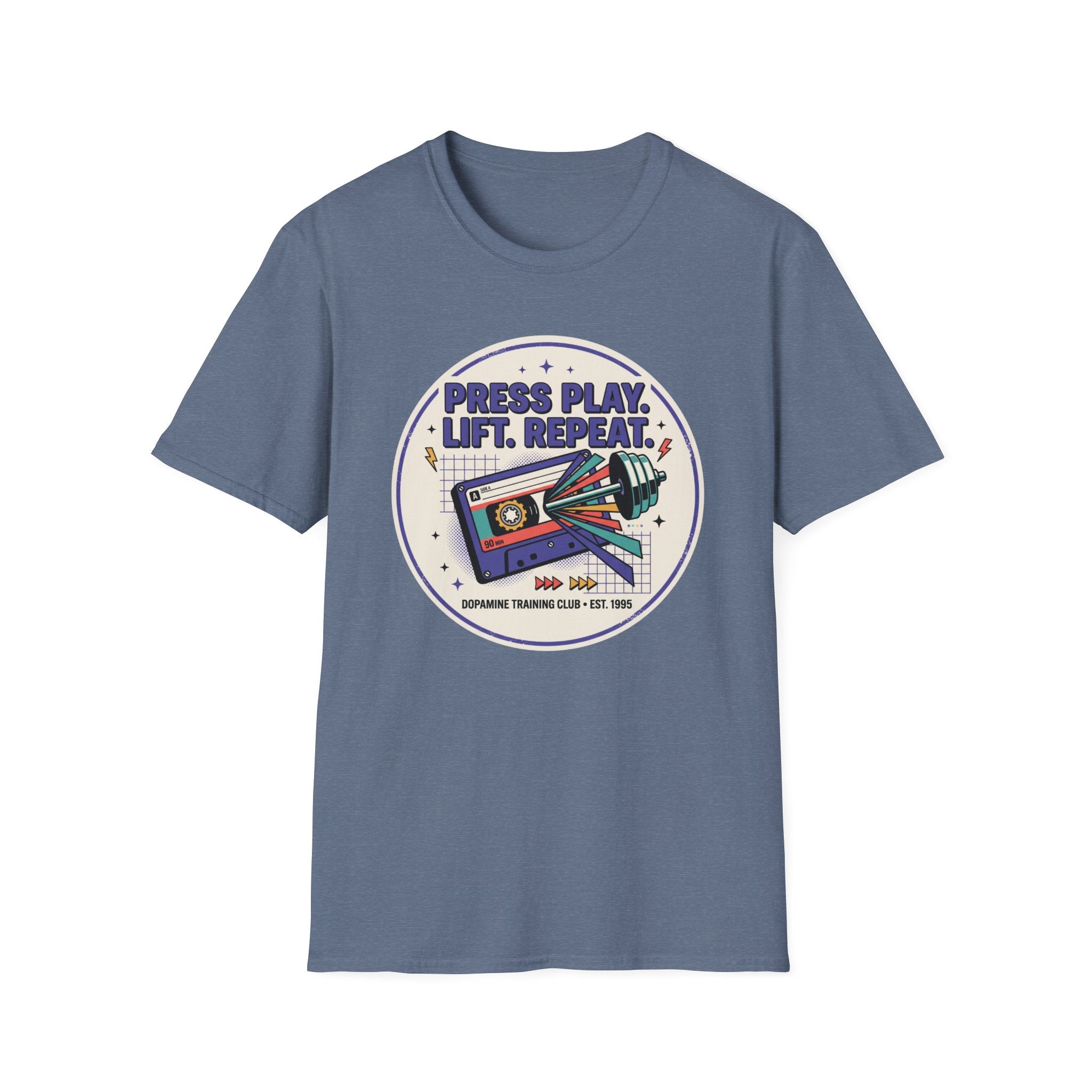 Press play. Lift. Repeat T-Shirt