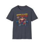 Monday is Global chest day - Comic T-Shirt