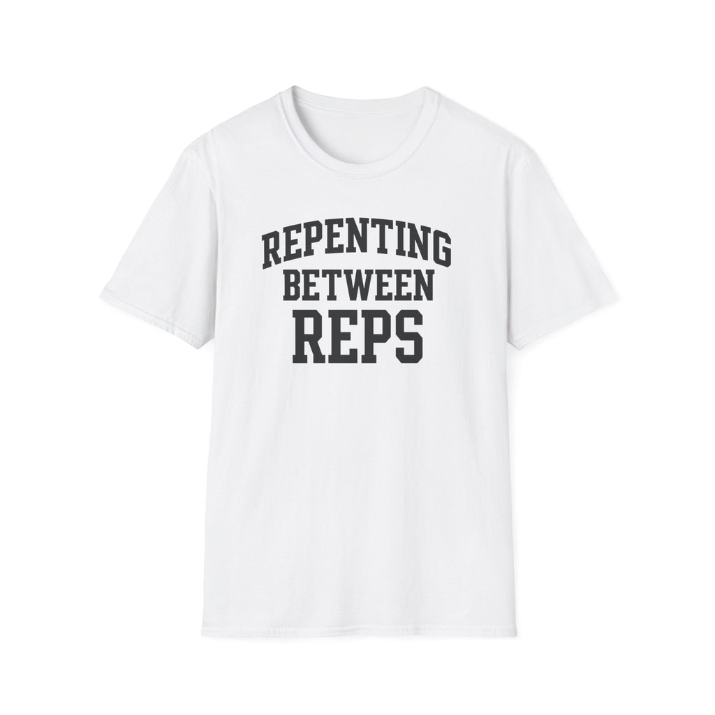 Repenting Between Reps – Bold Faith & Fitness  Tshirt