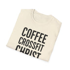 Coffee. CrossFit. Christ. – Bold Faith & Fitness Tshirt