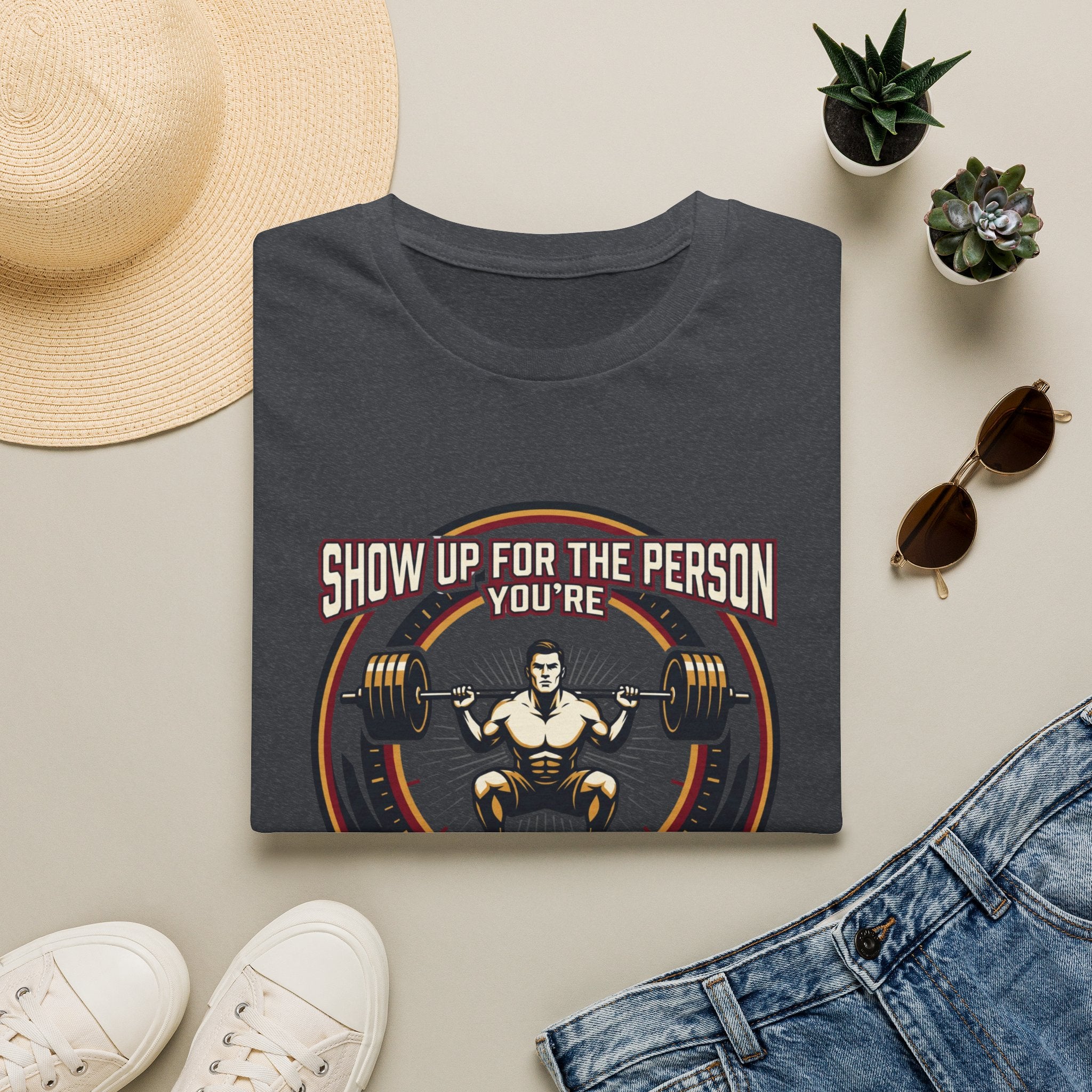 Show up for the person you are becoming T-Shirt