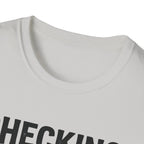 Checking the mirror is my Cardio T-Shirt