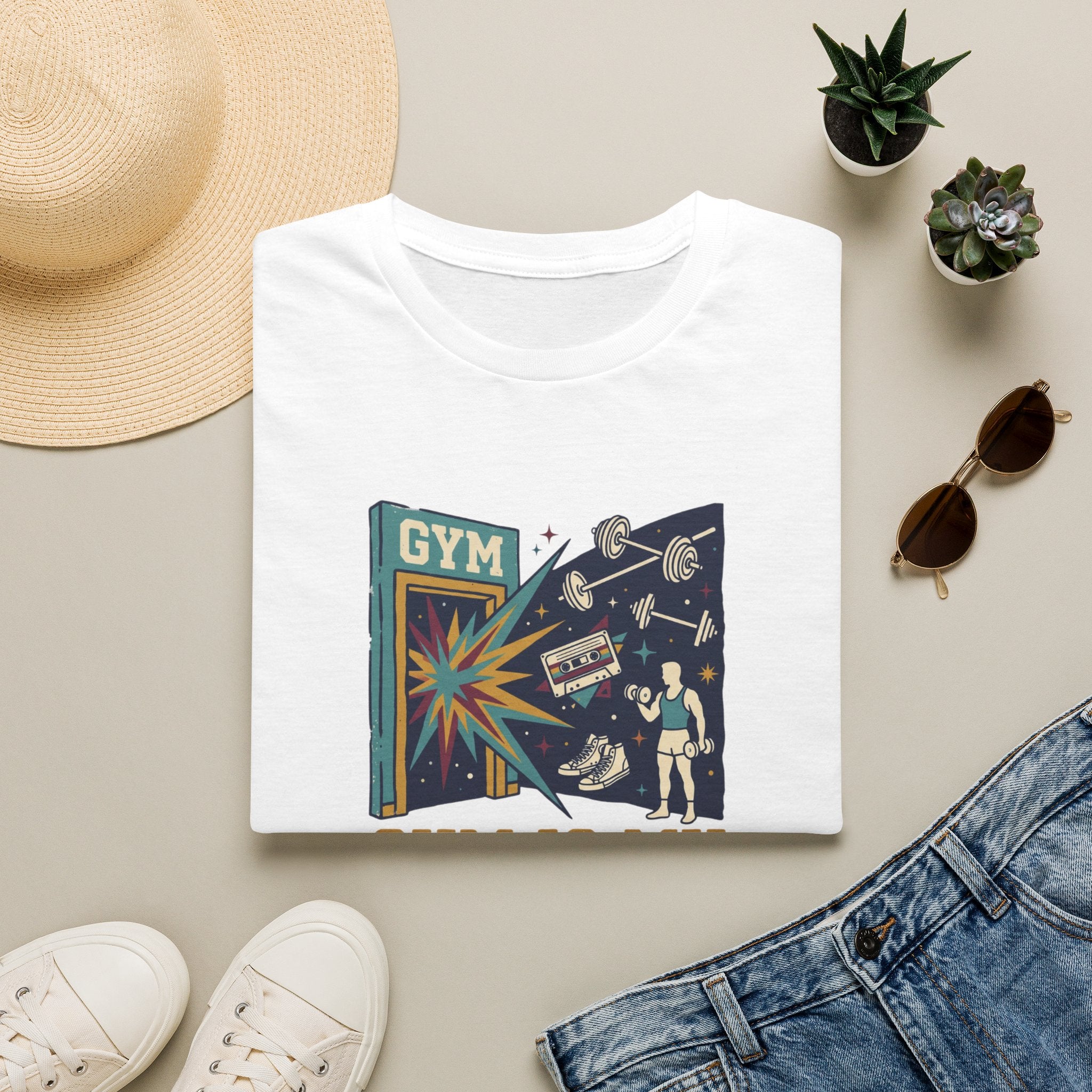 Gym is my escape - colorful T-Shirt