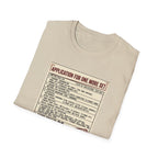 Application for one more set -  Push day T-Shirt