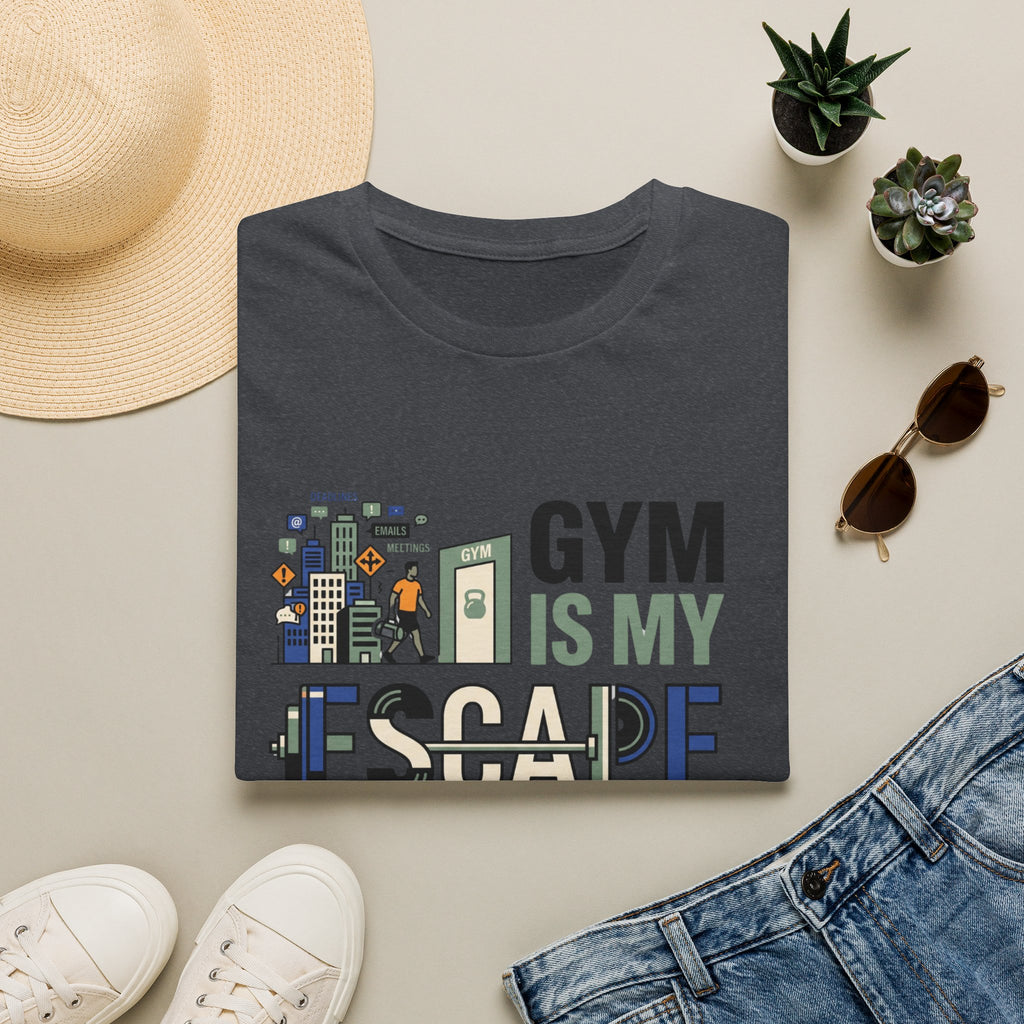 Gym is my escape - witty T-Shirt