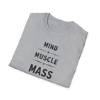 Mind + Muscle = Mass – Equation T-Shirt