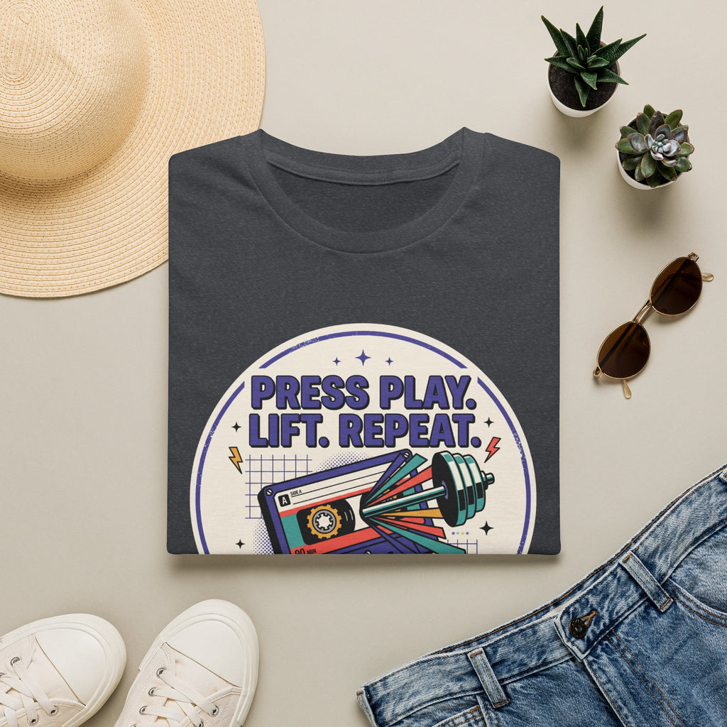 Press play. Lift. Repeat T-Shirt