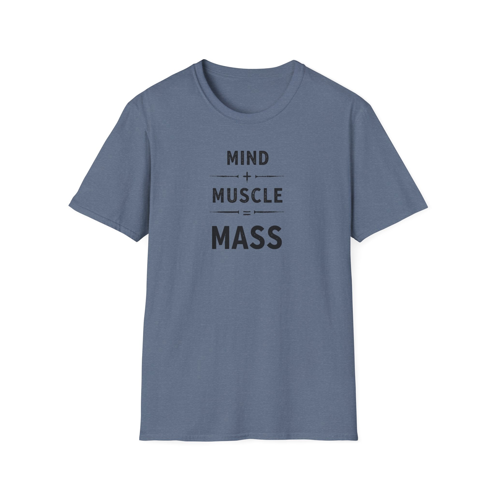 Mind + Muscle = Mass – Equation T-Shirt