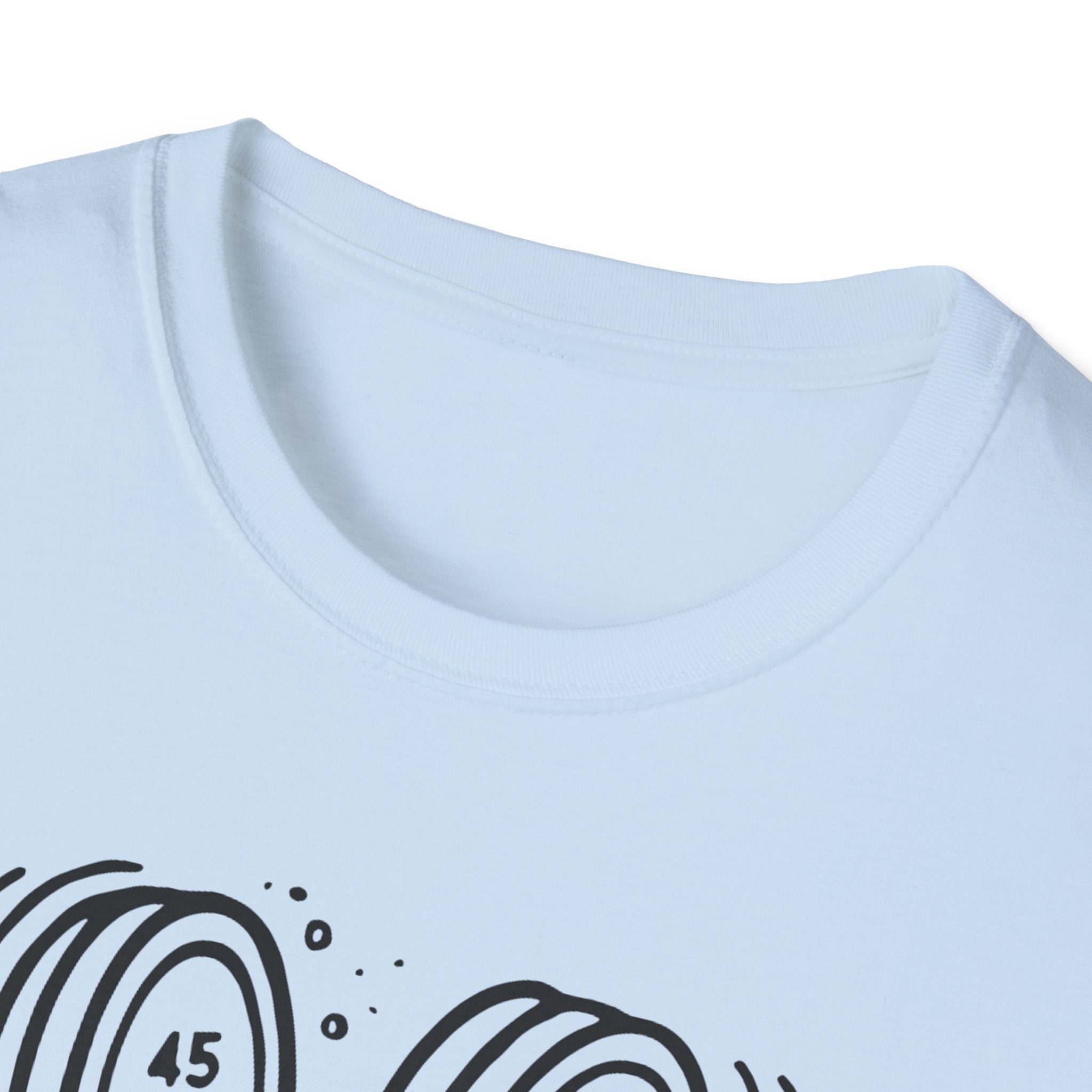 Counting Plates Counts as Cardio – Barbell Humor T-Shirt