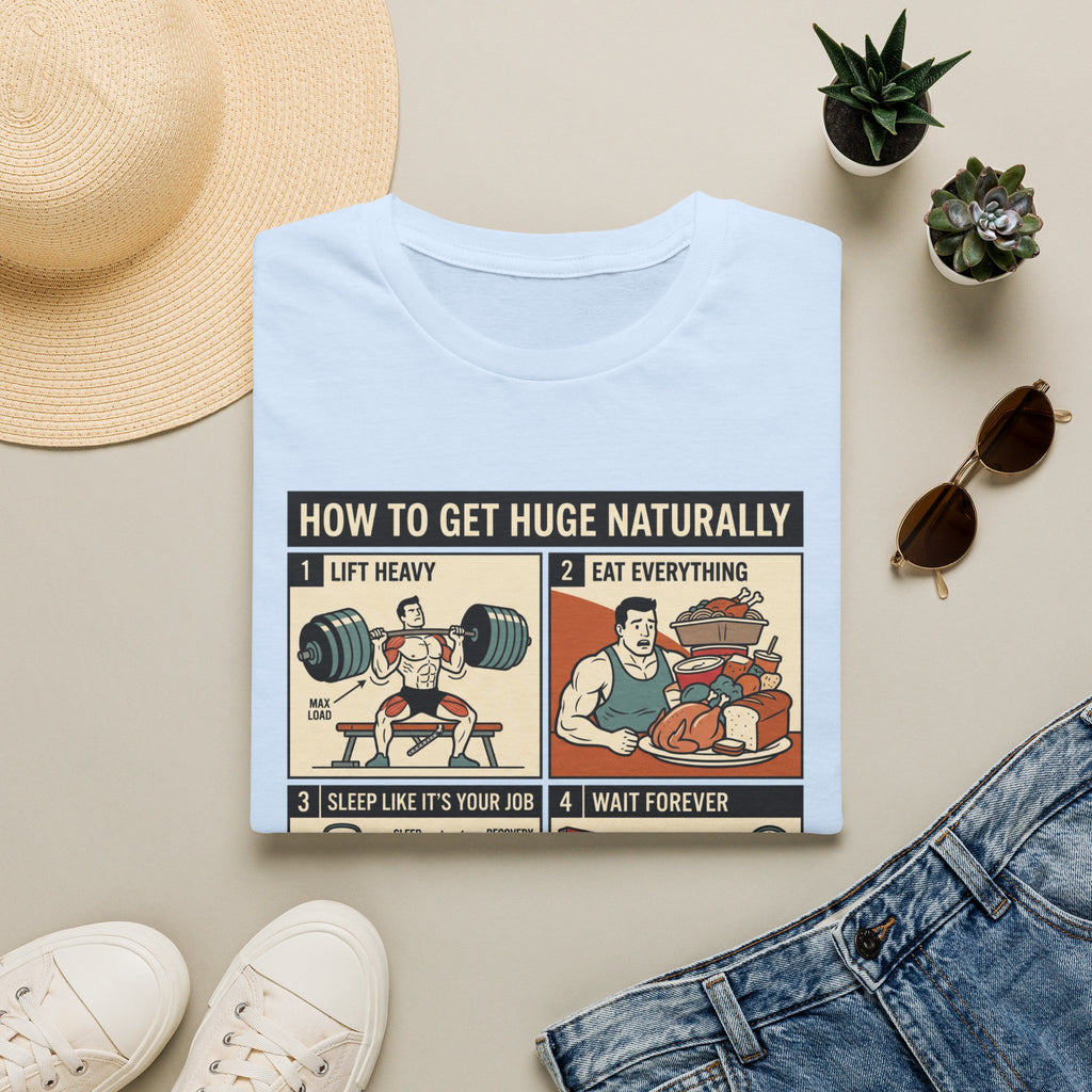How to get huge naturally T-Shirt