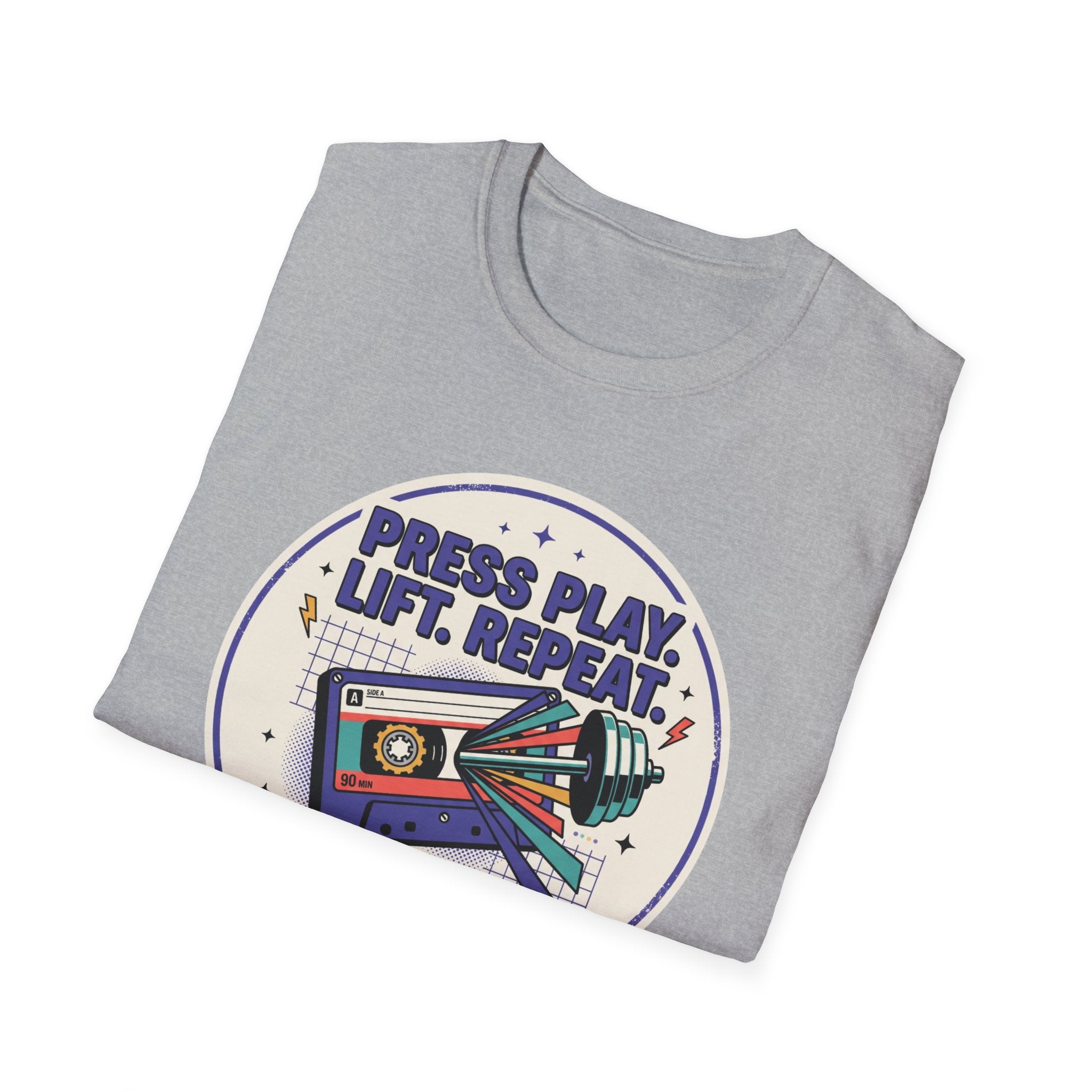 Press play. Lift. Repeat T-Shirt