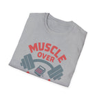 Muscle Over Math – Barbell Crunch Edition T-Shirt