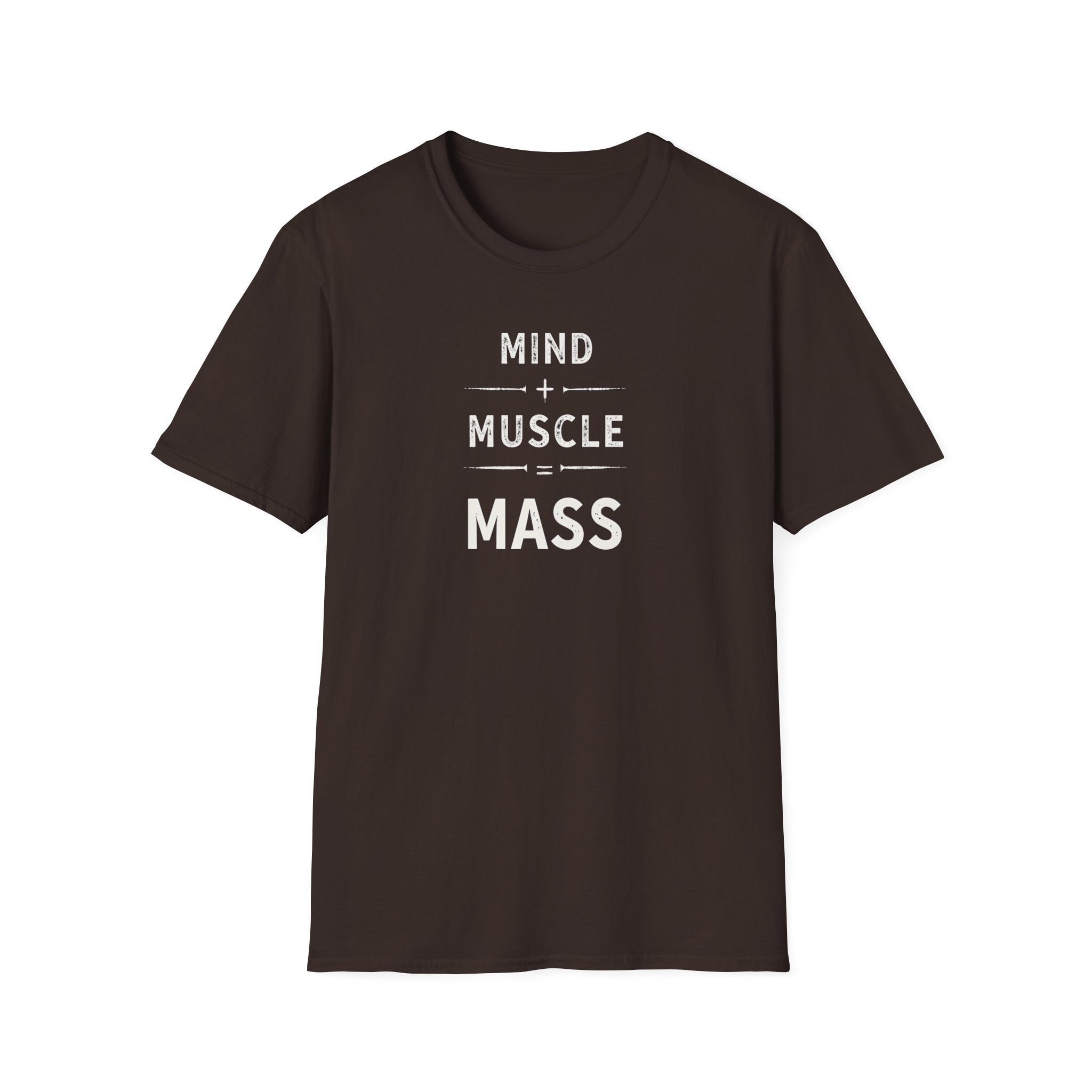 Mind + Muscle = Mass – Equation T-Shirt