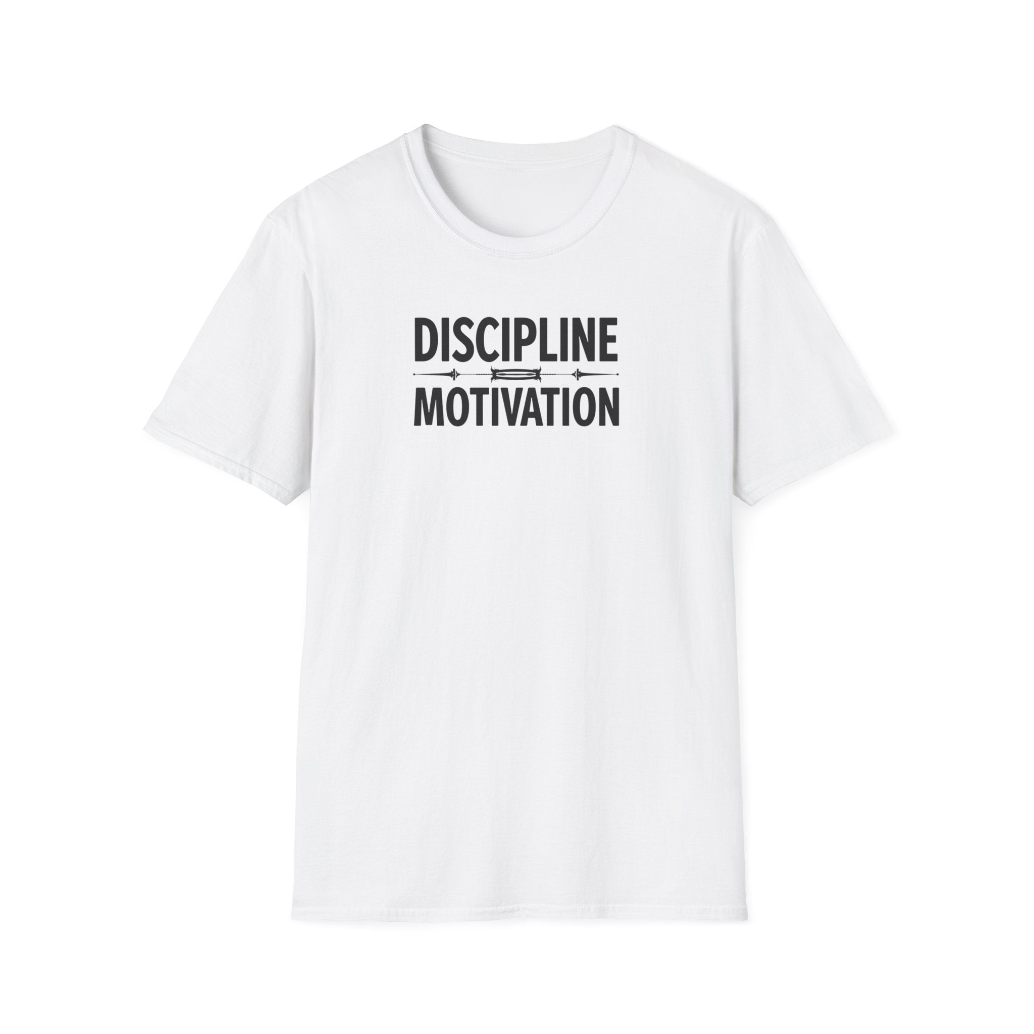 Discipline > Motivation – Barbell Edition T-Shirt