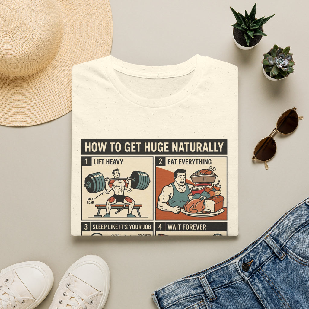 How to get huge naturally T-Shirt