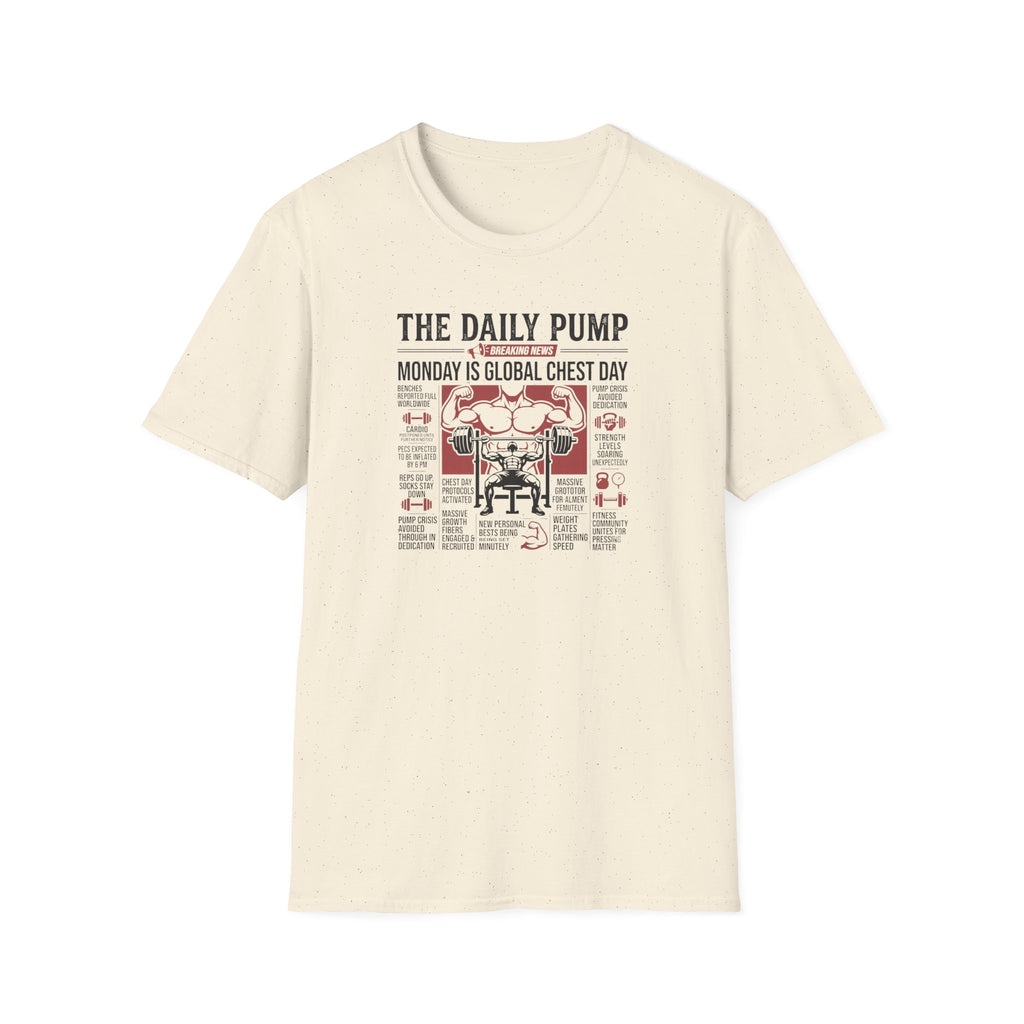 Monday is Global chest day - Breaking news T-Shirt