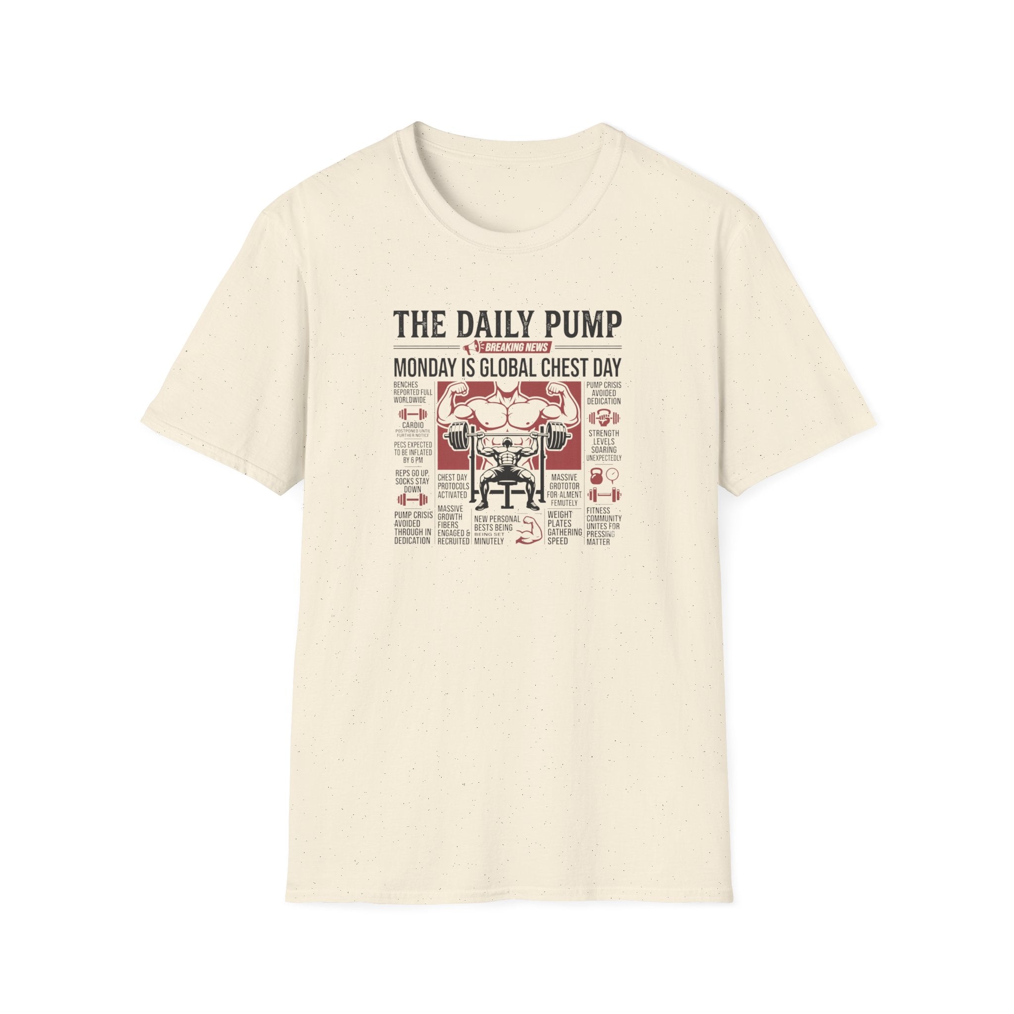 Monday is Global chest day - Breaking news T-Shirt