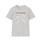 Gym Vision Board – Gains with a Side of Sarcasm T-Shirt