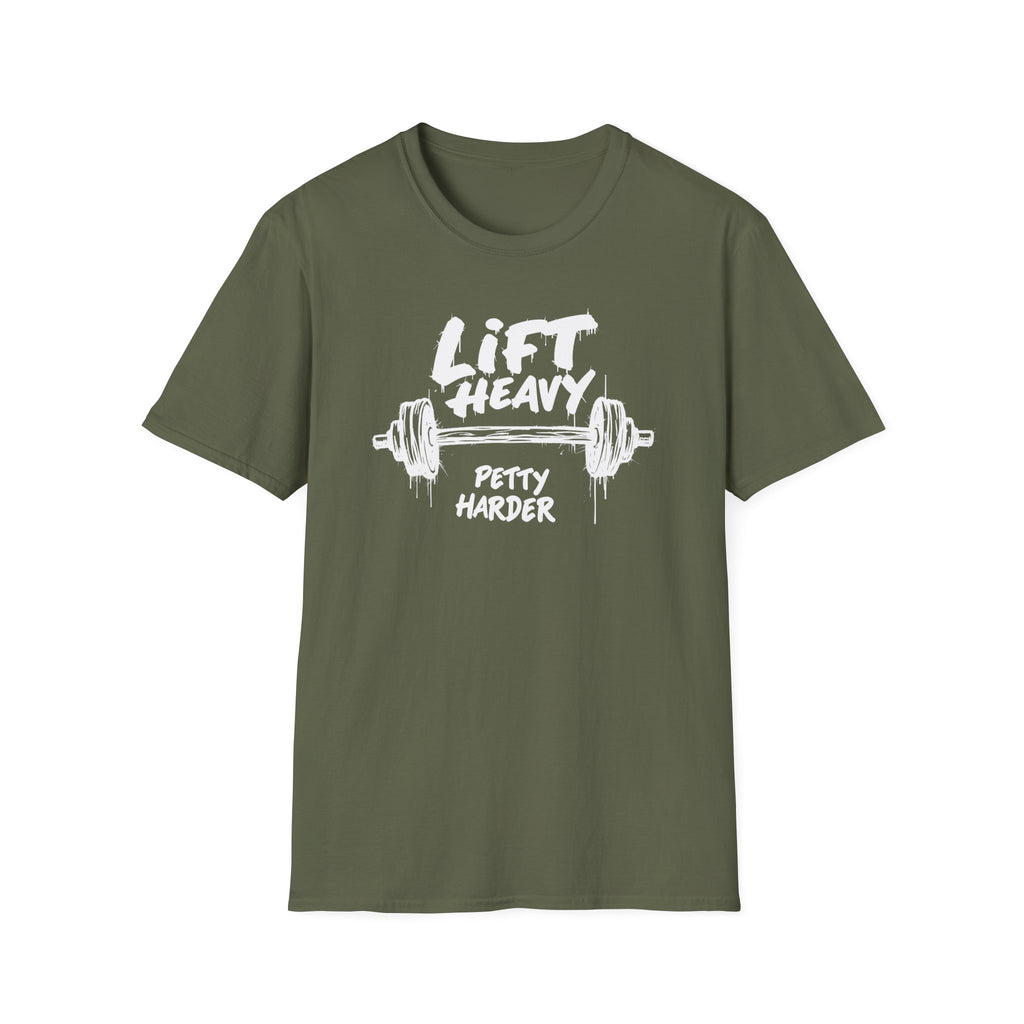 Lift Heavy, Petty Harder (Grunge Edition) T-Shirt