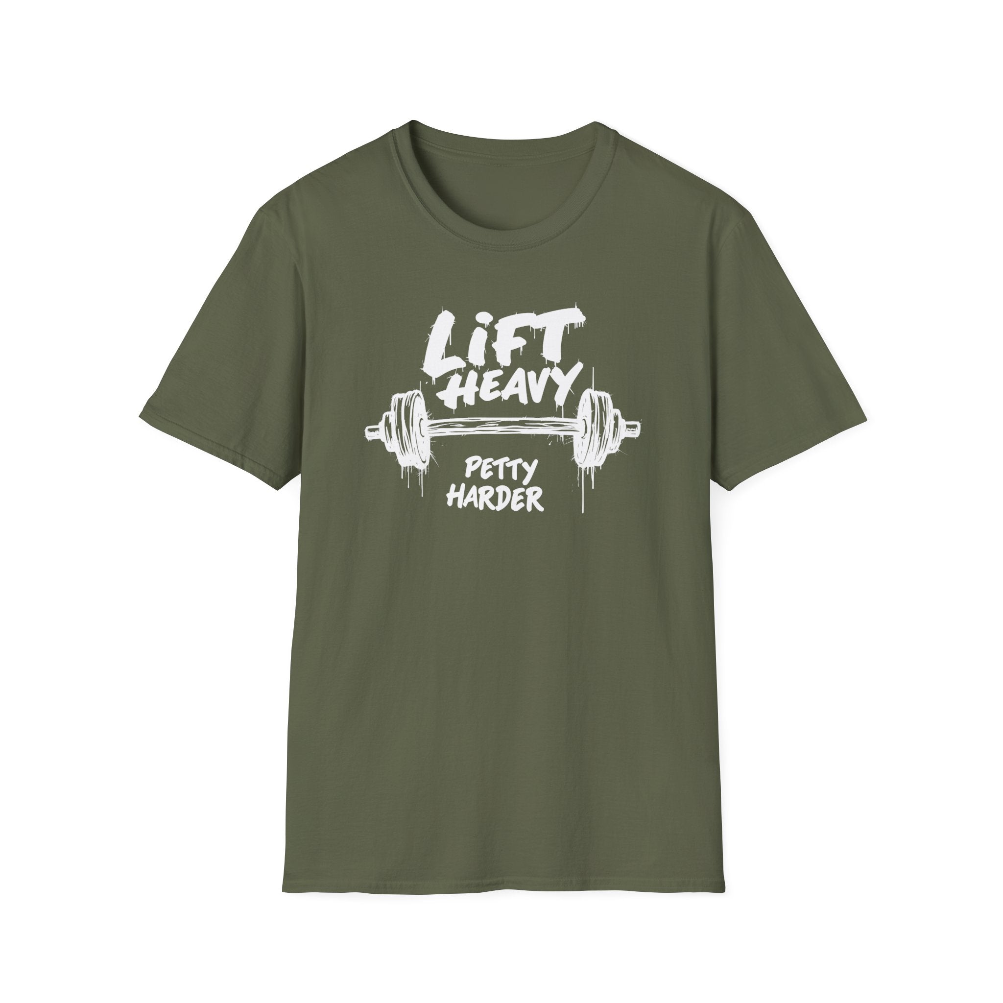 Lift Heavy, Petty Harder (Grunge Edition) T-Shirt