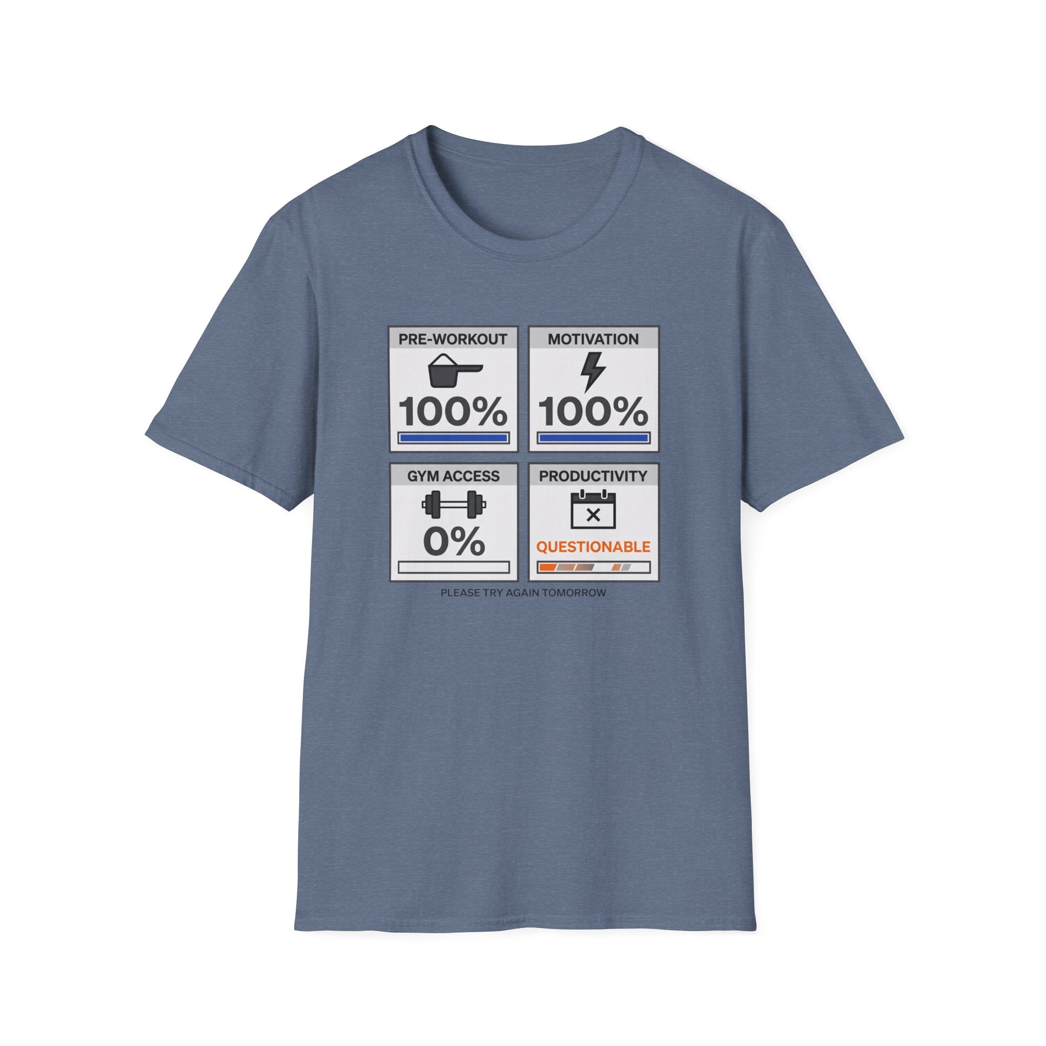 Pre workout taken - Corporate style T-Shirt