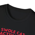 Swole Cat Activated – Pre-Workout Pouncer Edition T-Shirt