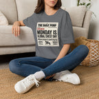 Monday is Global chest day - News style T-Shirt