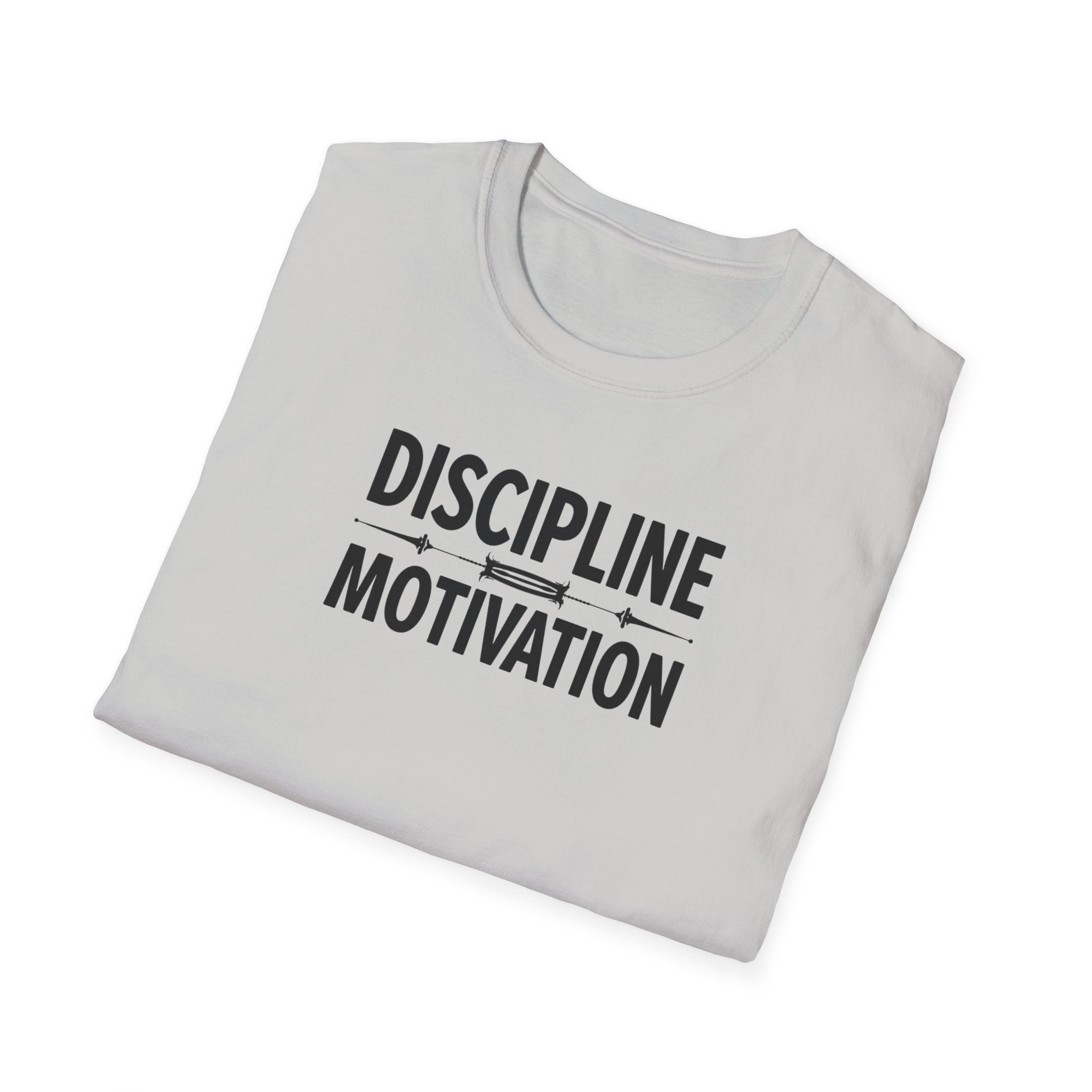 Discipline > Motivation – Barbell Edition T-Shirt