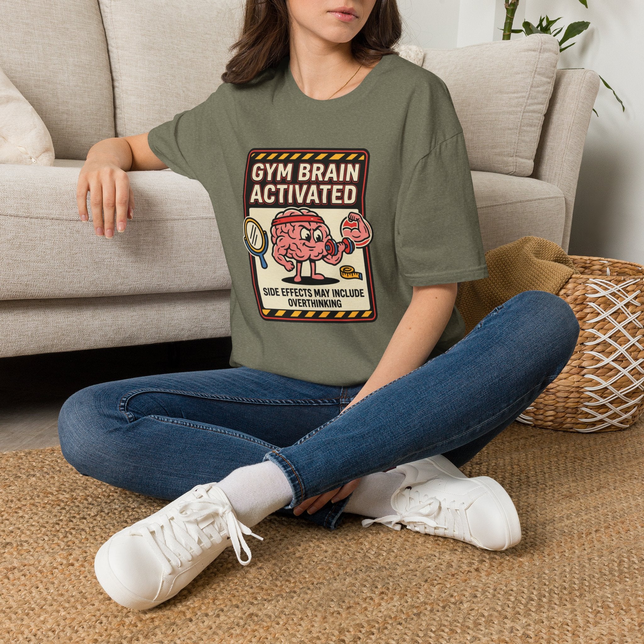 Gym brain activated T-Shirt